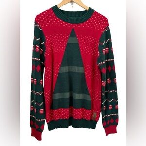 Tipsy Elves ugly Christmas sweater SZ L holiday Christmas ugly